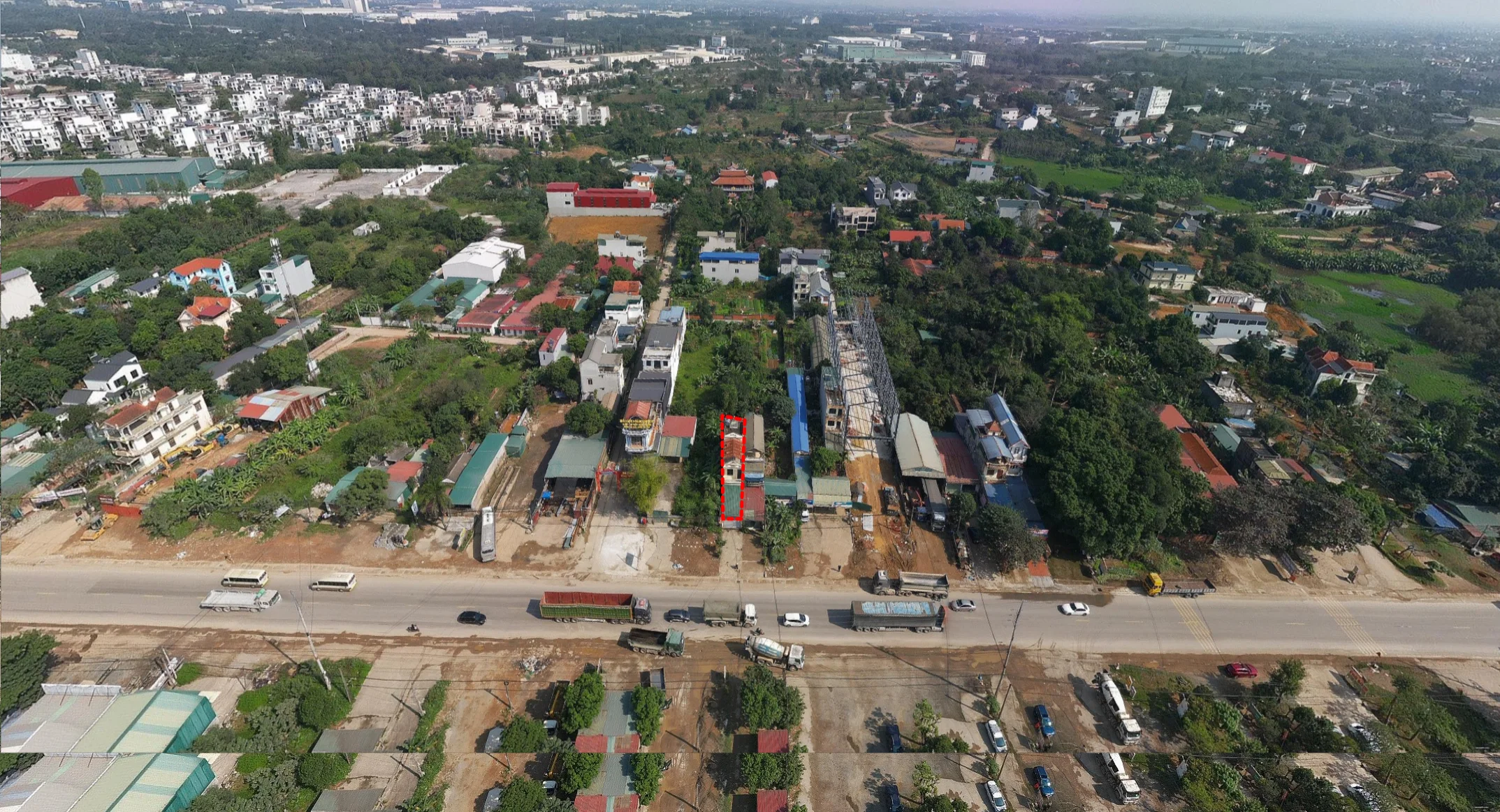 bán lô đất mặt ql21 ngay ngã tư vai réo Phú Cát Hà Nội.