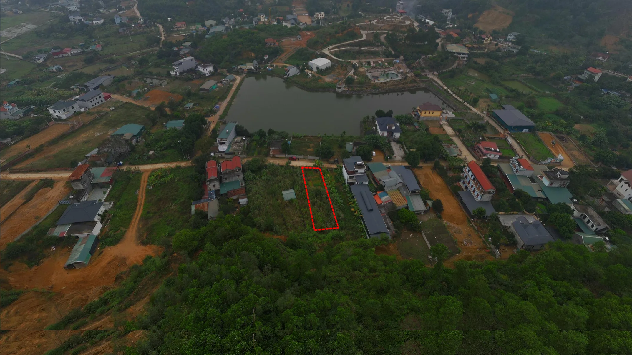 bán lô đất 496m2/100tc tại đồng chằm yên xuân hà nội